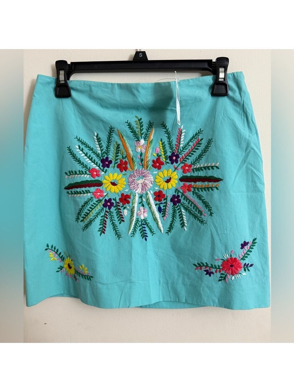 Michael Kors Vintage Embroidered Mini Skirt Size 4 NWT